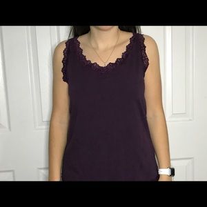 Cute purple tank top